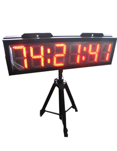 Large LED GPS clock