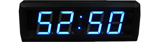 Large LED GPS clock