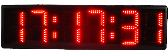 Large LED GPS clock